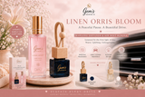 Linen Orris Bloom™ Luxury Hanging Diffuser & Air Mist Gift Set  Book No. 02 — The Comfort of Home.