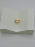 18K Real Gold Mini Clicker Charm Pendant