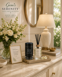 GEM’S SERENITY™ | WHITE GARDEN  | BOOK NO. 04 | Luxury Home & Car Diffuser