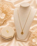 18K Real Gold Clover Pendant Necklace | 18 Inches | 750 Stamped
