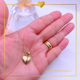 Real Gold Heart Pendant