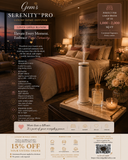 ✨ Gem’s Serenity™ Pro  | Linen Orris Bloom |  125 mL Included |  Master Suite Collection  Luxury Home Diffuser | Up to 2,000sq ft Coverage