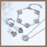 Luxury Designer Four Leaf Colover Jewelry Set