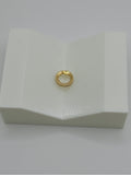 18K Real Gold Mini Clicker Charm Pendant