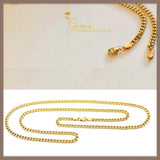 18K Real Gold Cuban Link Chain 4.2mm width 18”