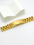 Gold Bar Link ID Bracelet – Custom Engraved | Premium Gold Plated Stainless Steel