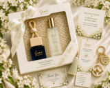 White Garden™ Luxury Hanging Diffuser & Air Mist Gift Set  Book No. 04 — Quiet Elegance.