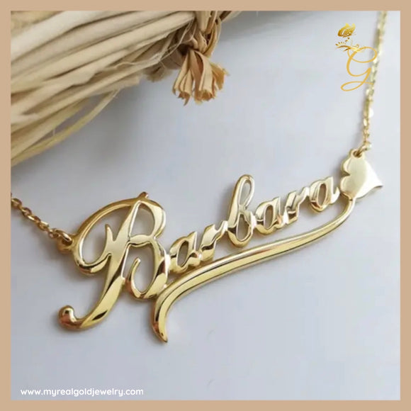 Personalized Name Necklace Made of Stainless Steel