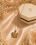 Best Website Title 18K Real Gold Butterfly Pendant Necklace 750 Stamped
