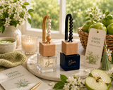 Gem’s Duo Hanging Car Diffuser – Personalized  Book No. 03--- Green Haven  (Personalized Edition)