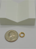 18K Real Gold Mini Clicker Charm Pendant