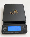 18” Real Gold Heart Pendant Necklace – 1.7Grams