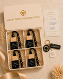 Gem's  Morning Orris Signature Gift Collection | Luxury Car Diffuser Gift Set for Him | Personalized Gift Box