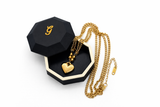 Premium Stainless Steel Double Chain Heart Necklace  16+2”