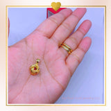 18k Real Gold Love Knot Pendant