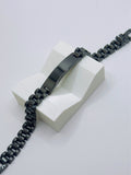 Black Stainless Steel ID Bracelet – Unisex