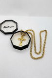 Men’s Stainless Steel Cross Necklace | 27.5 Inch Chain