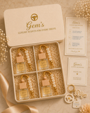 Gem's Linen Bloom Signature Gift Collection | Luxury Car Diffuser Gift Set for Her