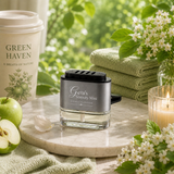 GEM’S SERENITY MINI | LUXURY CAR DIFFUSER | GREEN HAVEN | BOOK NO. 03