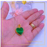 18k Real Gold Heart Pendant