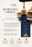 Gem's Morning Orris Signature Vent Clip Gift Collection | Personalized Luxury Car Diffuser Gift Set for Him