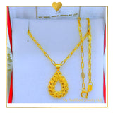 18K Real Gold Necklace 20”