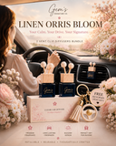 🌸 Gem’s Duo Vent Clip Diffuser  Linen Orris Bloom | Book No. 02