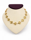 Premium Stainless Steel Puffed Heart Chain Necklace 16+2”