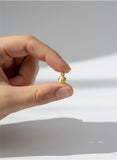 18K Real Gold Half Ball Pendant