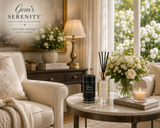 GEM’S SERENITY™ | WHITE GARDEN  | BOOK NO. 04 | Luxury Home & Car Diffuser
