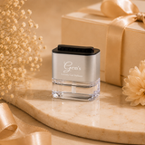 Gem’s Luxury Linen Bloom Vent Clip Car Diffuser – Silver – 10 mL