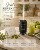 GEM’S SERENITY™ | GREEN HAVEN  | BOOK NO. 03  Luxury Home & Car Diffuser