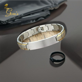 Personalized Men's Stainless Steel Bracelet Watch Bands - Engrave Your Name