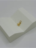 18K Real Gold Half Ball Pendant
