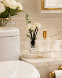 Fresh Linen Clean Luxury Reed Diffuser | Bathroom Collection | 50 mL Crisp • Bright • Freshly Cleaned