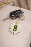 Spring Bloom Personalized Gift Set 🌼 Elegant Daisy Phone Charm & Keepsake Box