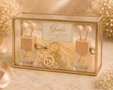 Gem Fresh Linen Clean Luxury Vent Clip Diffuser Duo+ Complimentary Gem's Keychains