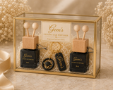 Gem Fresh Drift Luxury Car Diffuser Duo Gift Set + Complimentary Gem's Keychain
