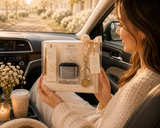 GEM’S SERENITY MINI | LUXURY CAR DIFFUSER | LINEN ORRIS BLOOM | BOOK NO. 02