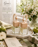 Green Haven | Gem’s Duo Hanging Car Diffuser | Luxury Car Fragrance | Book No. 02 (Copy)