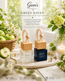 Green Haven | Gem’s Duo Hanging Car Diffuser | Luxury Car Fragrance | Book No. 02 (Copy)