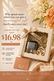 Morning Orris | Personalized Gem’s Serenity Mini Luxury Car Diffuser | Book No. 01