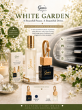 White Garden™ Luxury Hanging Diffuser & Air Mist Gift Set  Book No. 04 — Quiet Elegance.