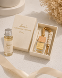 Personalized Linen Bloom Car Diffuser