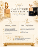 Morning Orris | Duo Hanging Car Diffuser | Book No. 01
