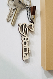 Personalized Coffee Lover Keychain Gift – Cute Bag Charm