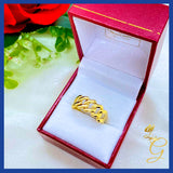 18K Real Gold Ring size 8