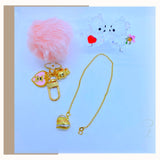 (18K Real Gold Tri Color Heart Bracelet size 7.5”