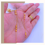 18K Real Gold Star Bracelet size 7.5”