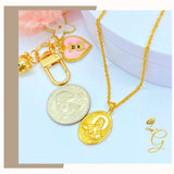 18K Real Gold Jesus Necklace 18”